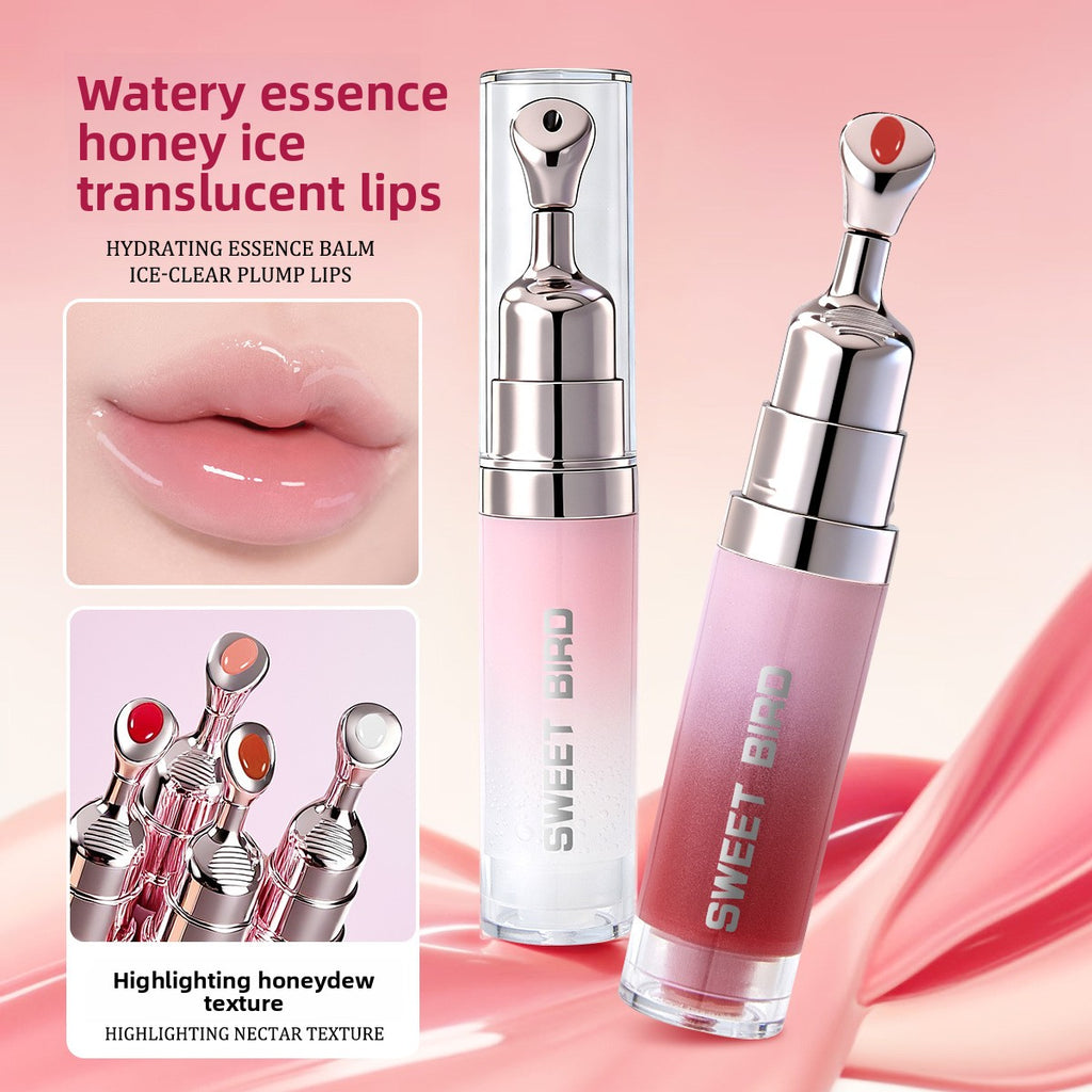 Hydrating Lip Gloss with Mirror Shine and plump lips