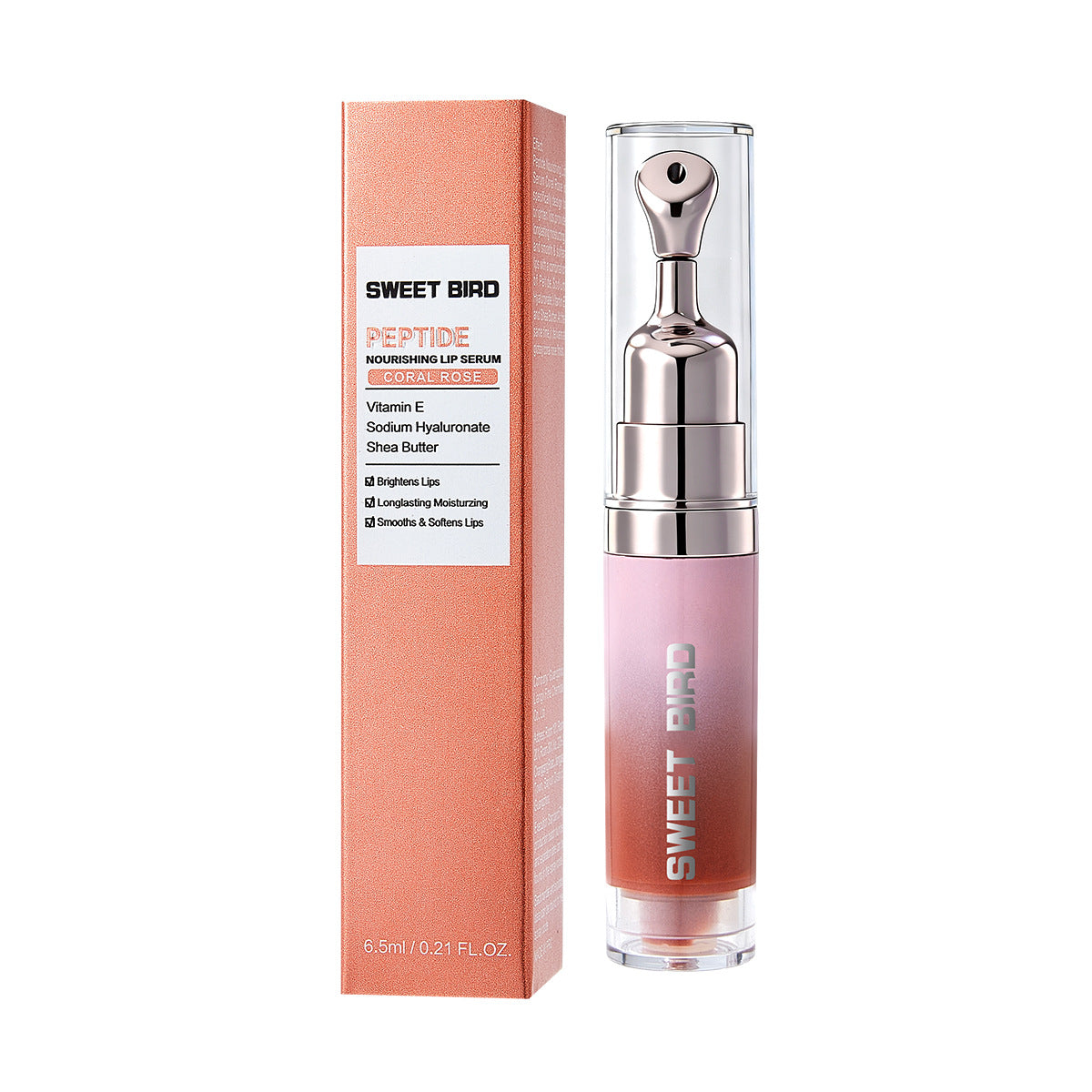 Hydrating Lip Gloss with Mirror Shine and plump lips