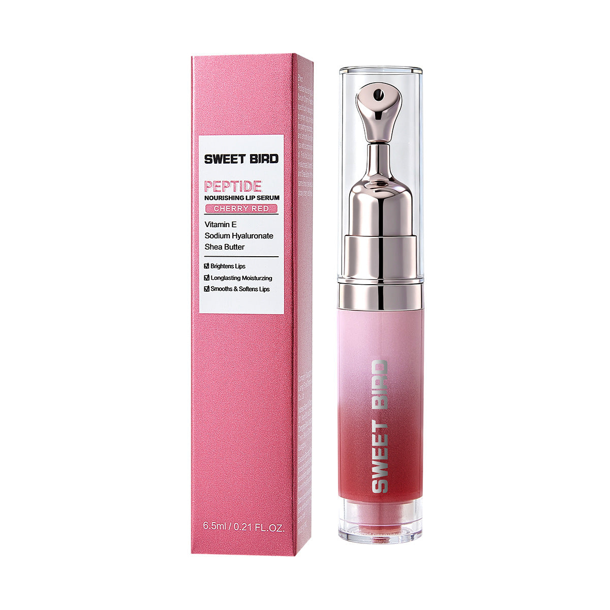 Hydrating Lip Gloss with Mirror Shine and plump lips