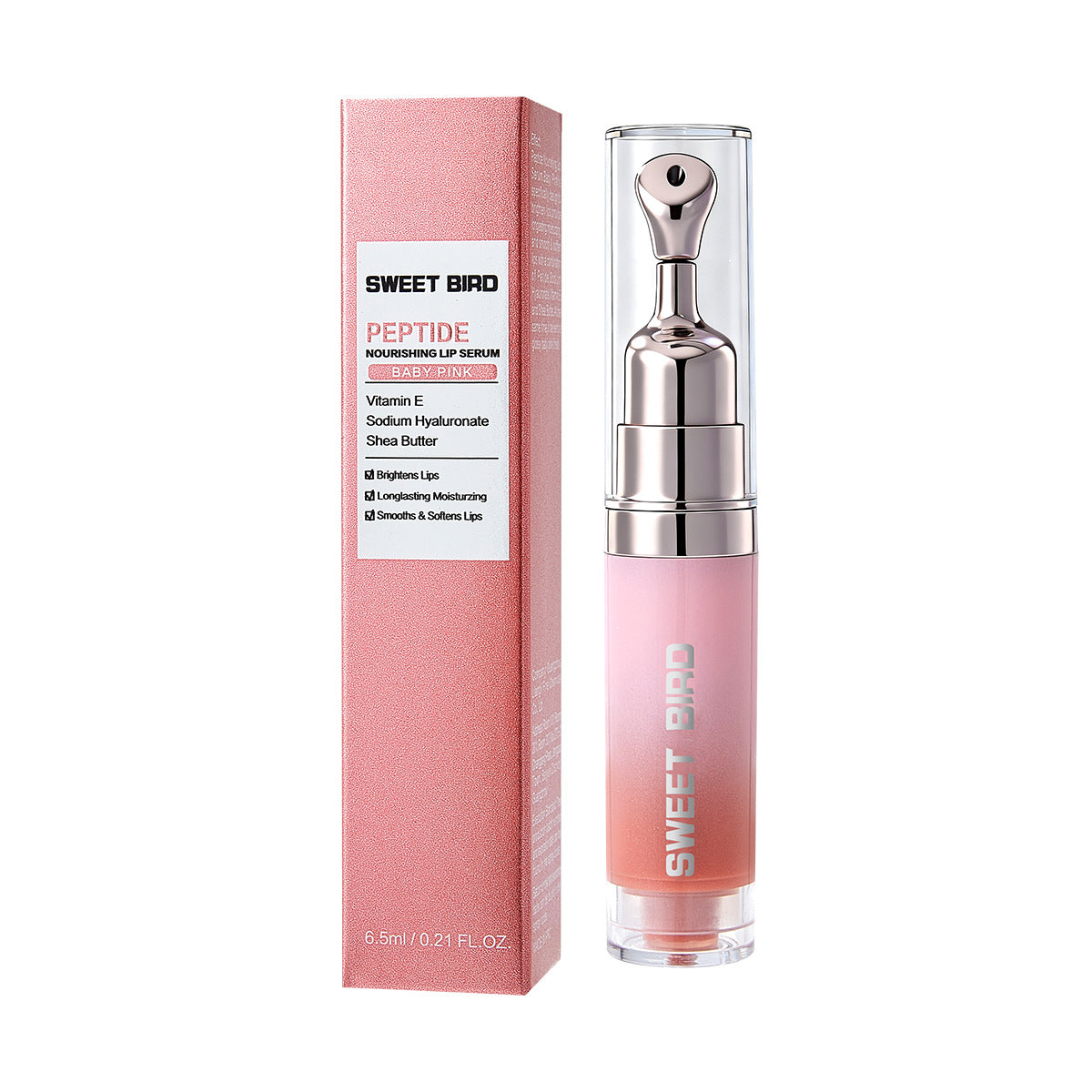 Hydrating Lip Gloss with Mirror Shine and plump lips